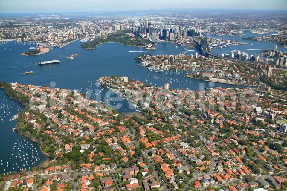 Aerial Image of Cremorne to the City