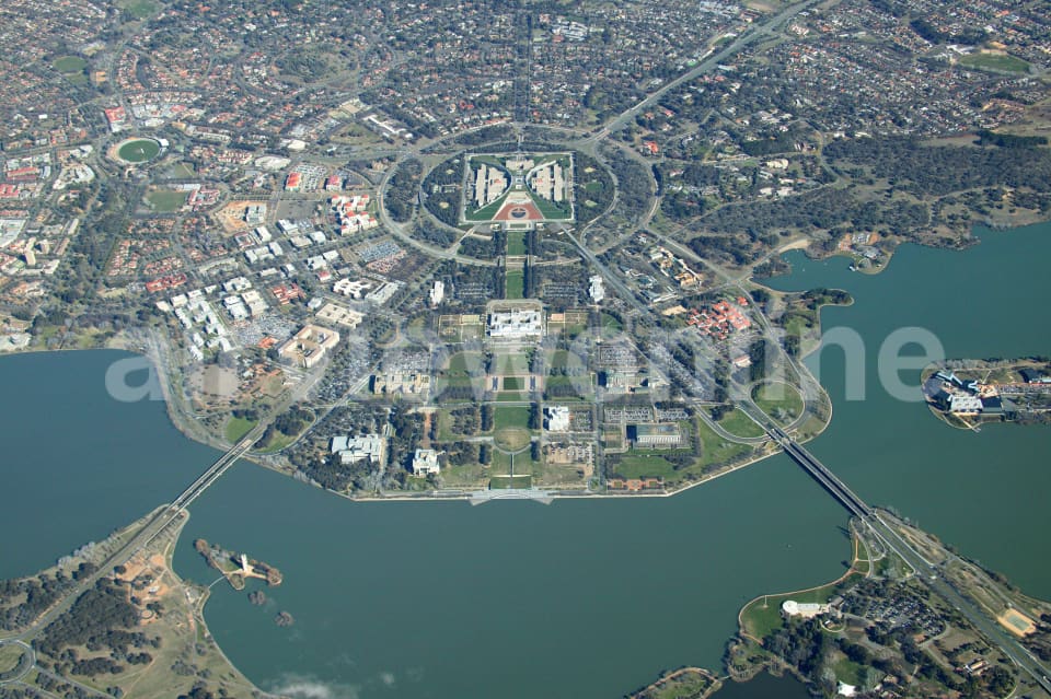 Aerial Image of Capital Hill, Canberra