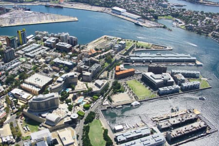 Aerial Image of PYRMONT AND BALMAIN.