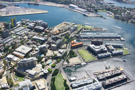 Aerial Image of PYRMONT AND BALMAIN.