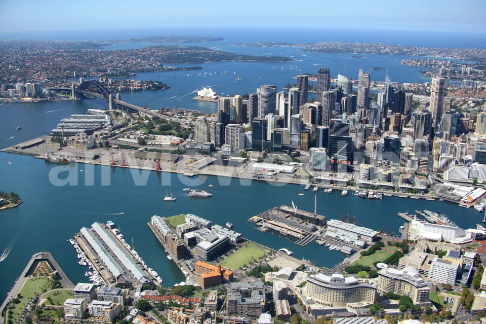 Aerial Image of Pyrmont and CBD