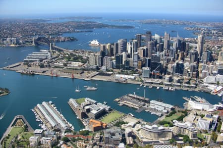 Aerial Image of PYRMONT AND CBD.