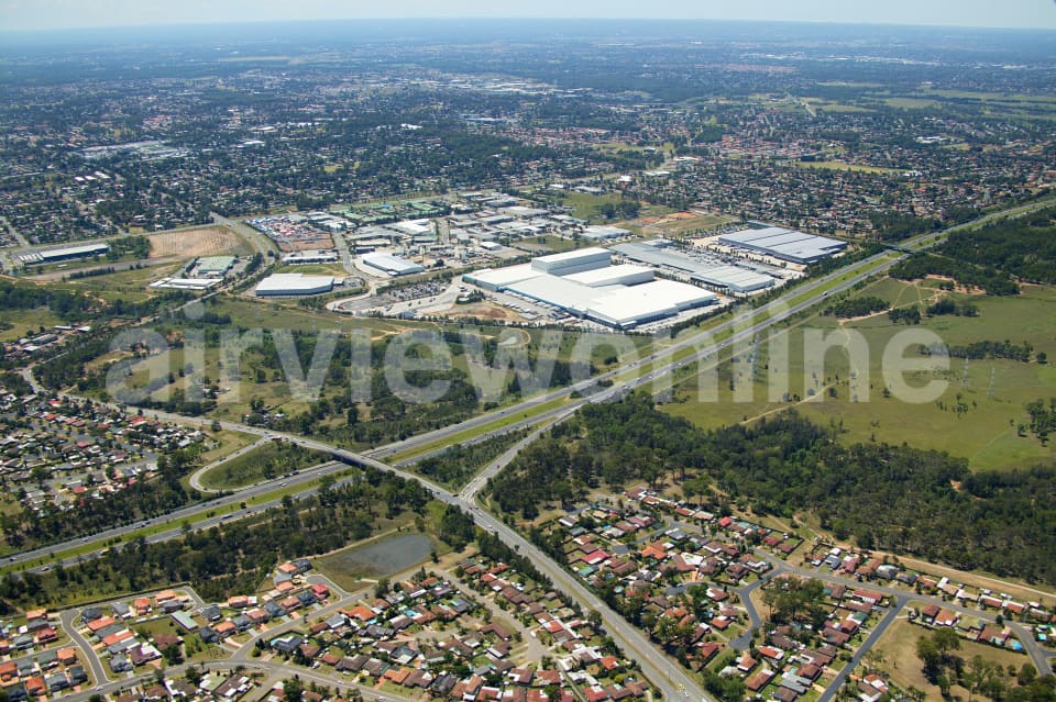 Aerial Image of Erskine Park and Minchinbury