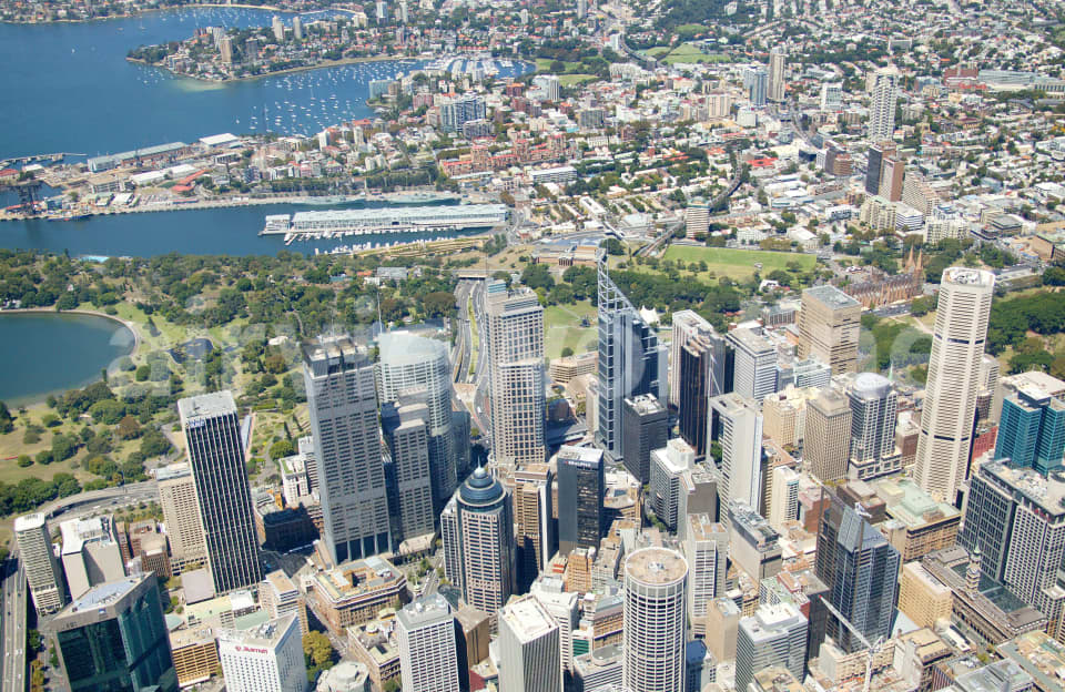 Aerial Image of Wynyard to Potts Point