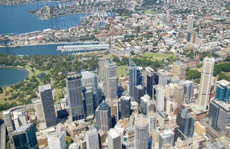 Aerial Image of WYNYARD TO POTTS POINT.
