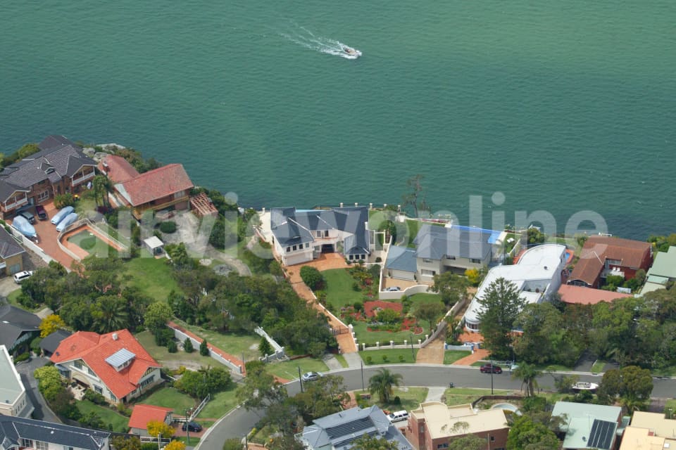 Aerial Image of Waterfront Homes Burraneer