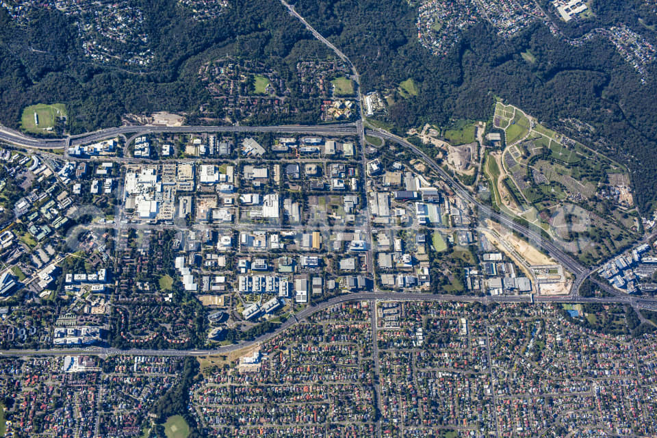 Aerial Image of Macquarie Park Vertical