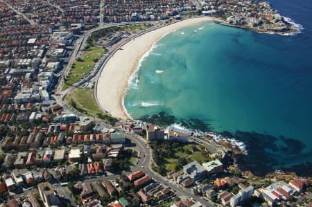 Aerial Image of BONDI  BEACH.