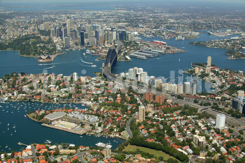 Aerial Image of Kirribilli and Milsons Point