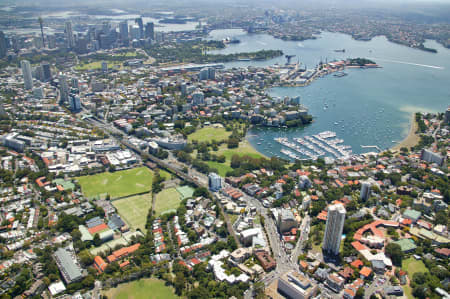 Aerial Image of LOOKING NORTH WEST OVER EDGECLIFF.