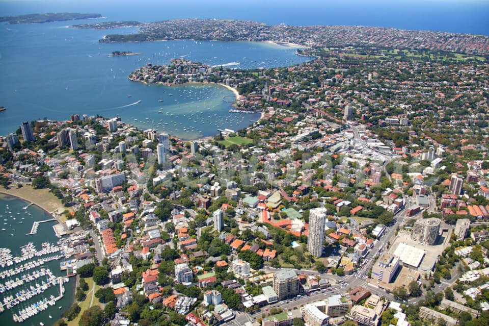 Aerial Image of Edgecliff to Dover Heights