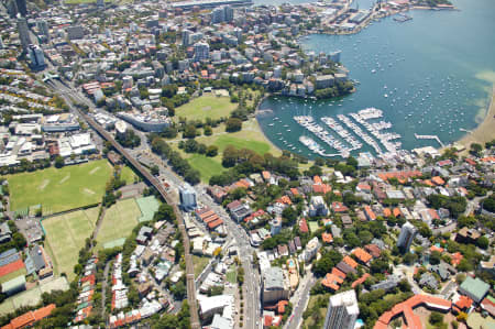 Aerial Image of EDGECLIFF TO GARDEN ISLAND.