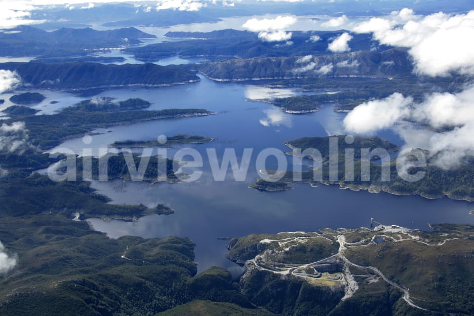 Aerial Image of Lake Gordon