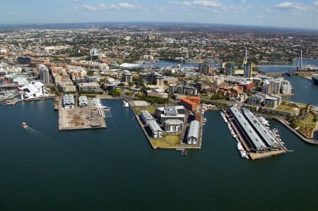Aerial Image of DARLING ISLAND PYRMONT.