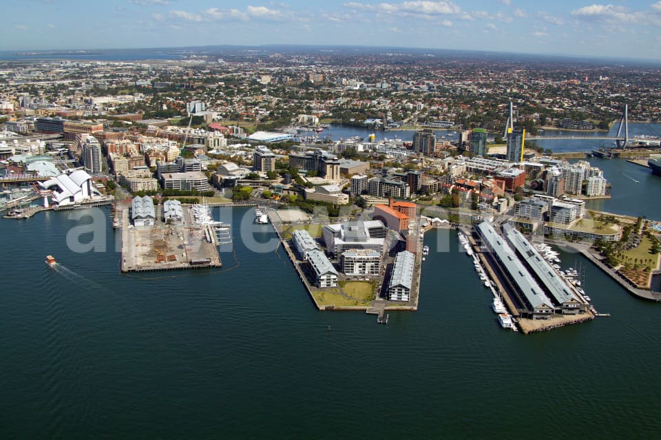Aerial Image of Darling Island Pyrmont