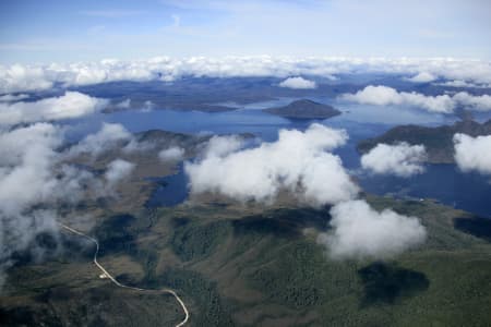 Aerial Image of LAKE PEDDER