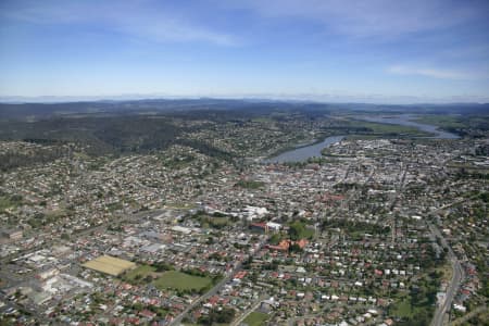Aerial Image of LAUNCESTON CITY