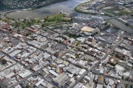 Aerial Image of LAUNCESTON CITY CLOSEUP