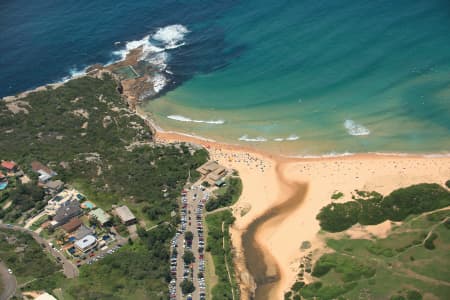 Aerial Image of DEE WHY HEAD AND NORTH CURL CURL BEACH.