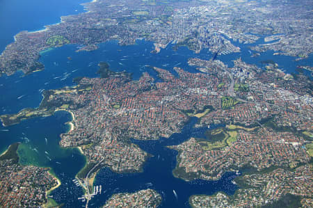Aerial Image of LOWER NORTH SHORE TO SYDNEY CBD