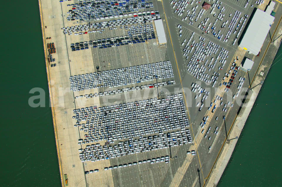 Aerial Image of Glebe Island Car Terminal