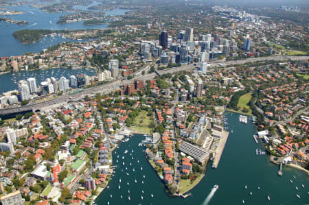 Aerial Image of KIRRIBILLI