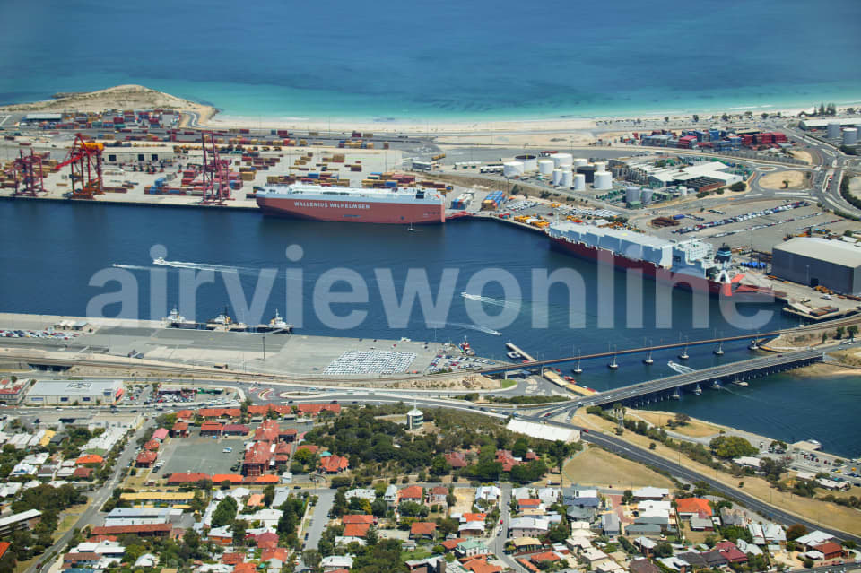 Aerial Image of Fremantle Inner Harbour