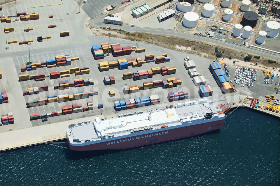 Aerial Image of North Quay  Container Terminal