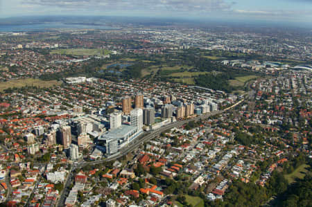 Aerial Image of BONDI JUNCTION.