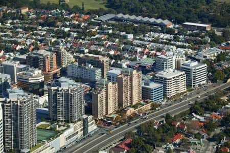 Aerial Image of CLOSEUP OF BONDI JUNCTION.