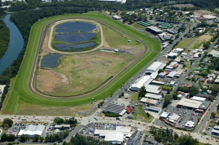 Aerial Image of CLOSEUP OF GOSFORD RACECOURSE