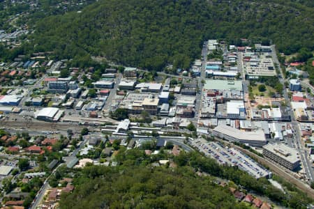 Aerial Image of GOSFORD TOWN CENTRE.