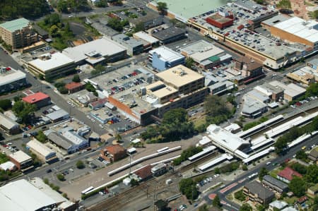 Aerial Image of GOSFORD TOWN CENTRE.