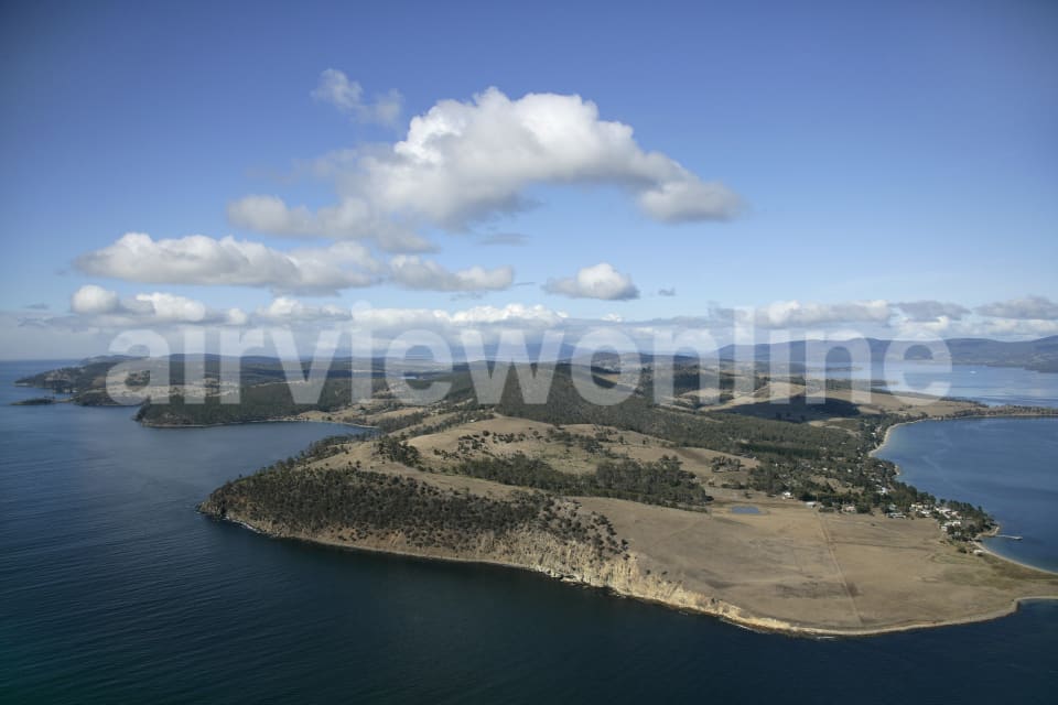 Aerial Image of Dennes Point Bruny Island