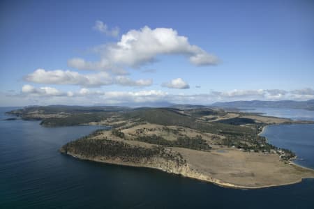 Aerial Image of DENNES POINT BRUNY ISLAND.