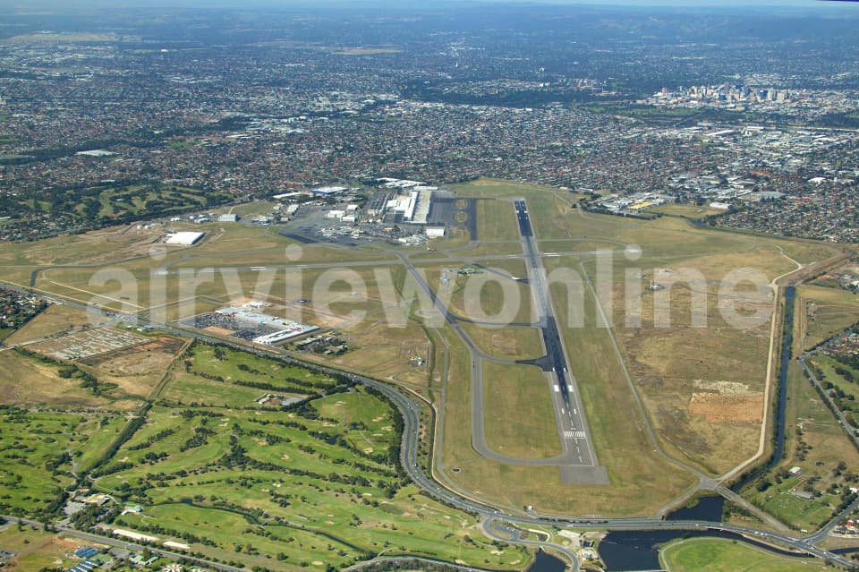 Aerial Image of Adelaide Aiport to South West