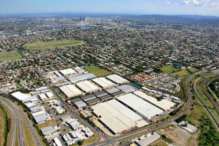 Aerial Image of HENDRA TO CITY.