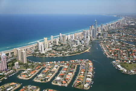 Aerial Image of SURFERS PARADISE.