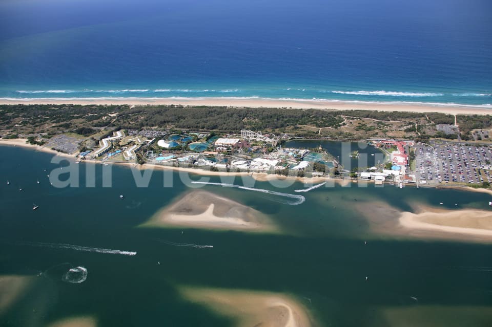 Aerial Image of Sea World Resort, Main Beach