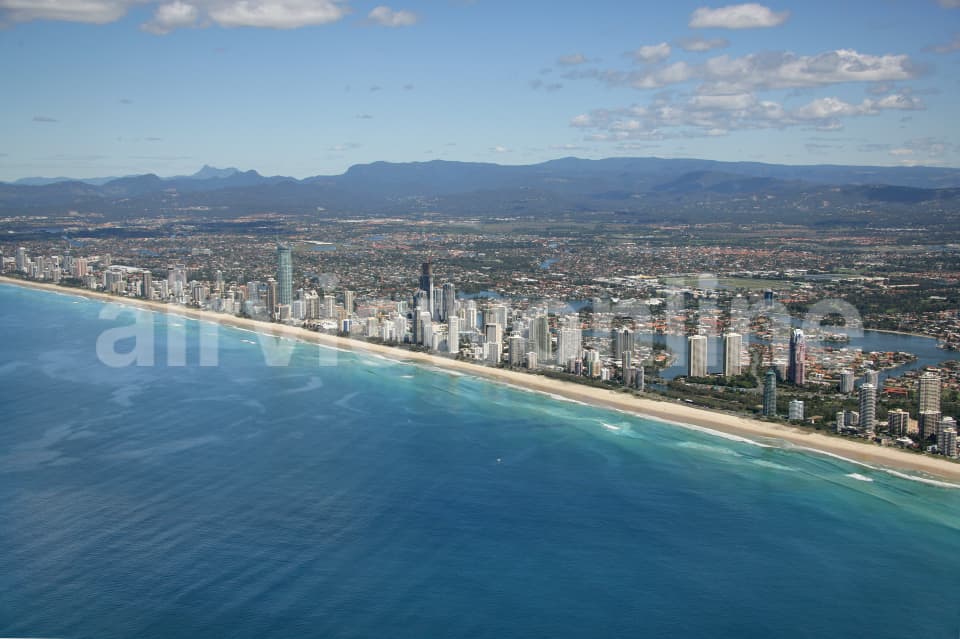 Aerial Image of Surfers Paradise and Broadbeach