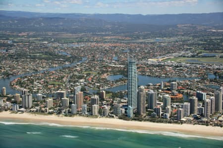 Aerial Image of SURFERS PARADISE.