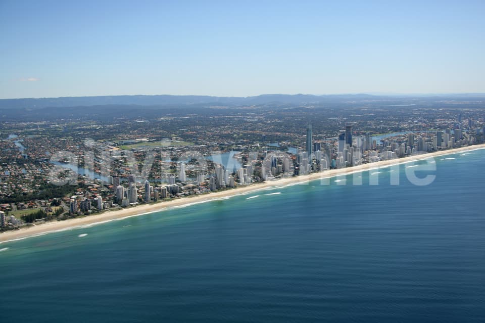 Aerial Image of Broadbeach and Surfers Paradise