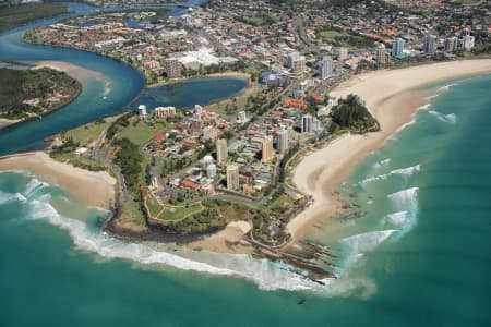 Aerial Image of COOLANGATTA, QUEENSLAND