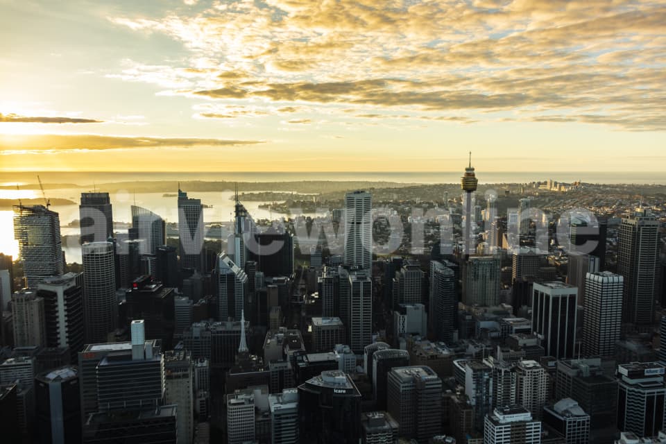 Aerial Image of Sydney Dawn