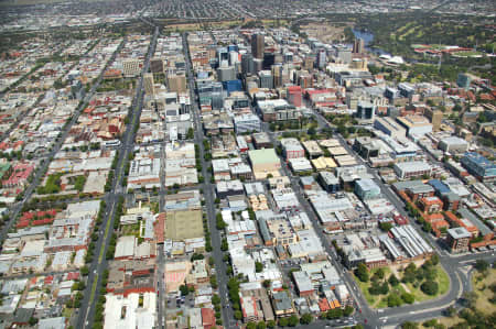 Aerial Image of ADELAIDE CBD.