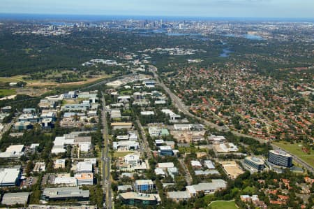 Aerial Image of MACQUARIE PARK TO CITY.