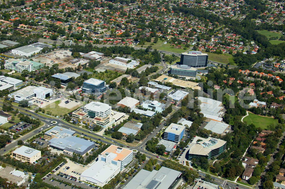 Aerial Image of Macquarie Park to North Ryde