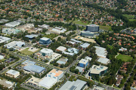 Aerial Image of MACQUARIE PARK TO NORTH RYDE.