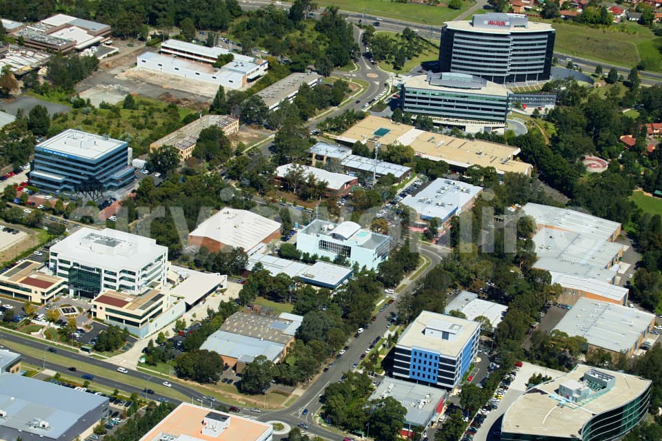 Aerial Image of Industrial Area in Macquarie Park