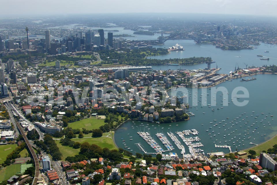 Aerial Image of Darling Point to City